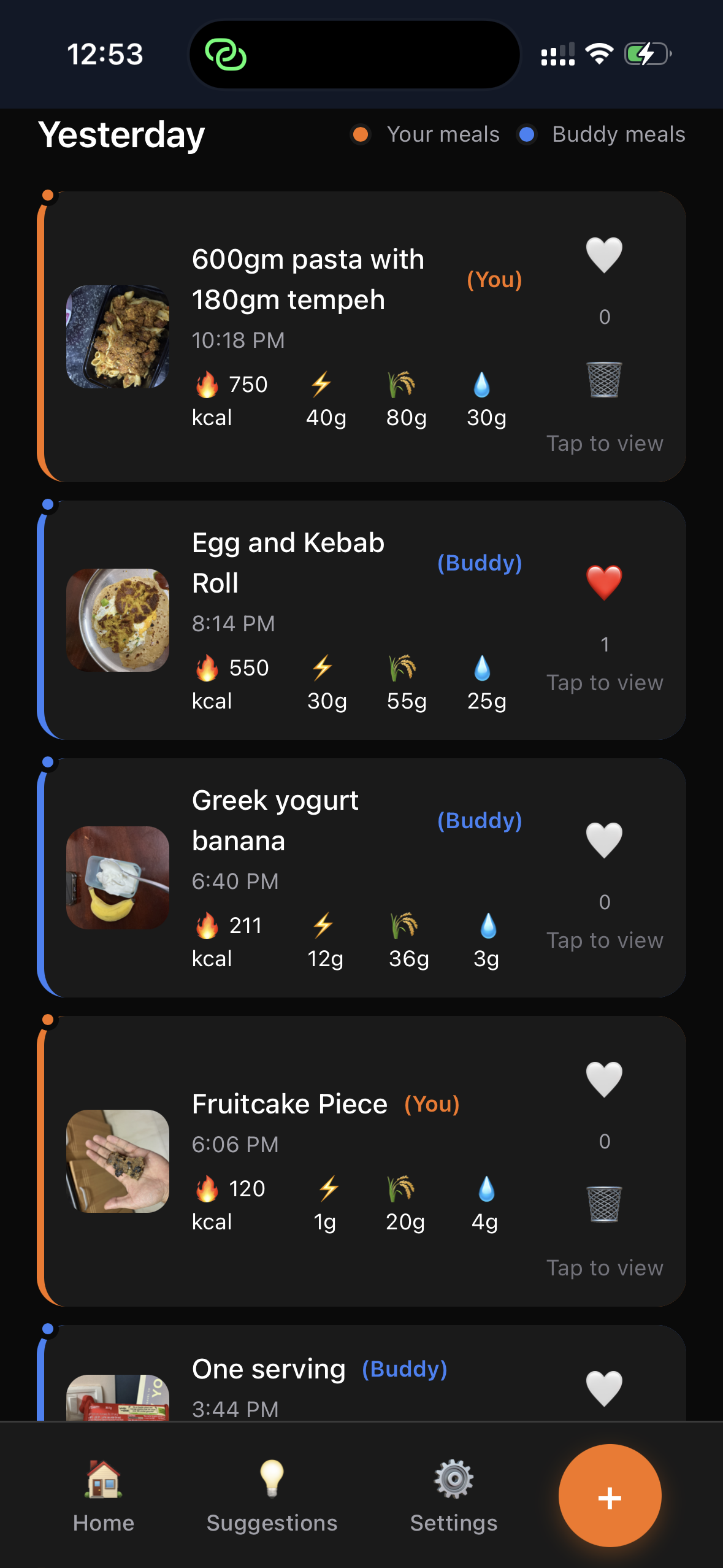 Foodbuddy Screenshot